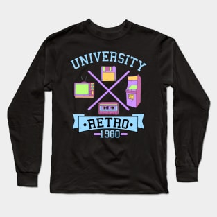 Retro University Long Sleeve T-Shirt